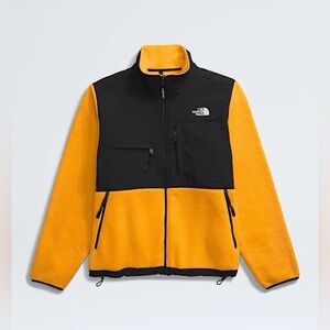 The North Face Denali jacket yellow & black mens XXL new with tags summit gold